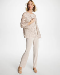 Chico's Discount - Travelers™ Short Embroidered Lace Jacket
