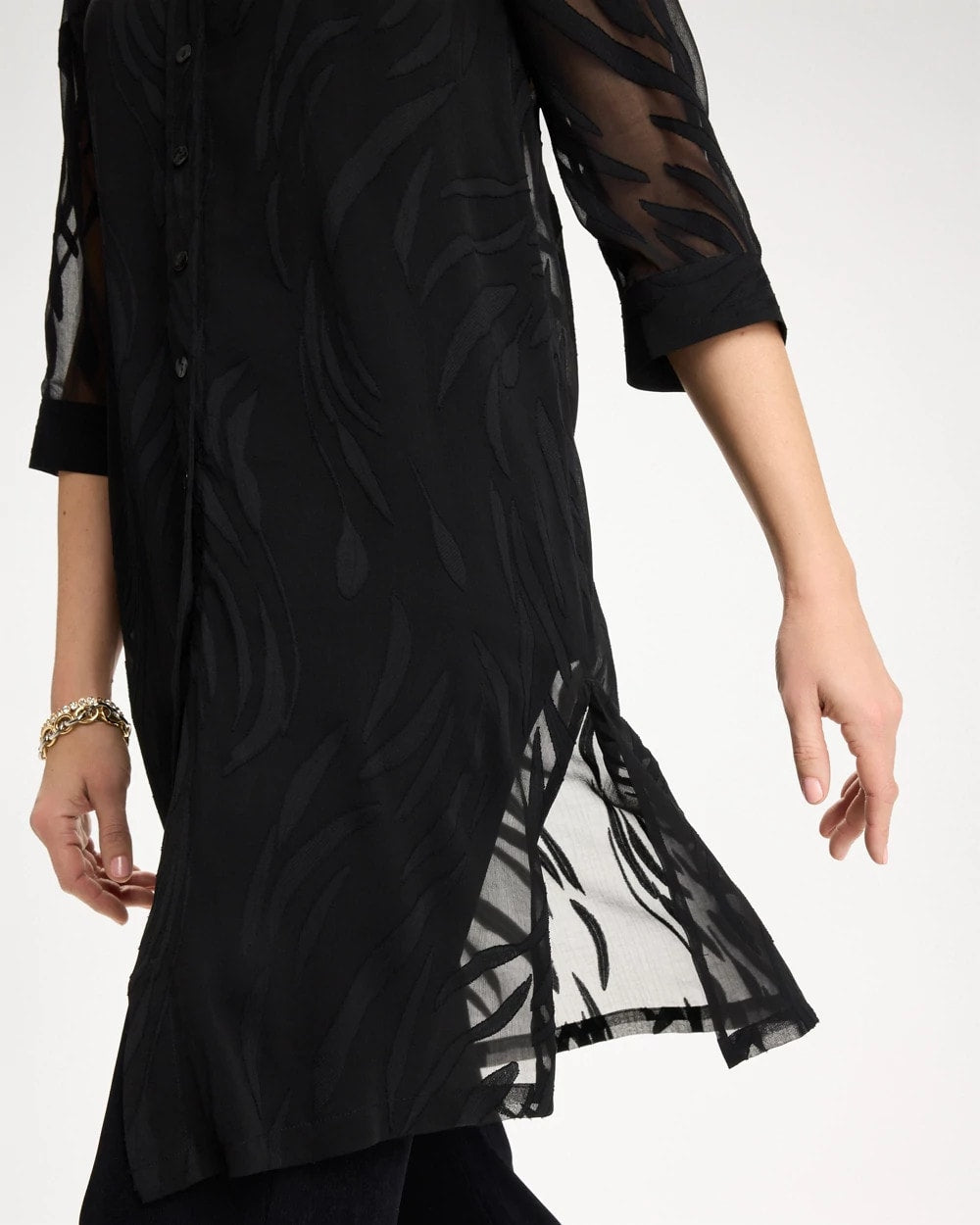 Chico's Sale - Travelers™ Collection Sheer Jacquard Topper
