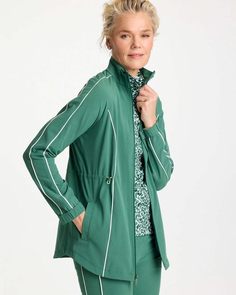 Chico's US - Zenergy® UPF Piping Anorak Jacket
