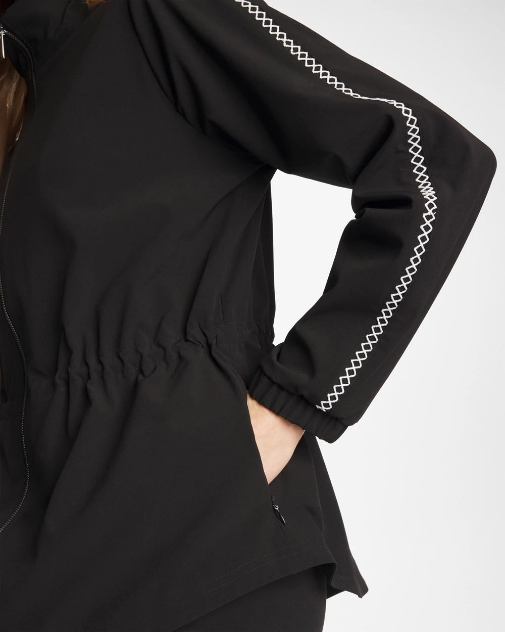 Chico's Discount - Zenergy® UPF Lattice-Trim Jacket
