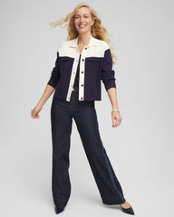 Chico's Online - Colorblock Cardigan Jacket