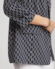 Chico's / Printed Soft Crepe Blazer