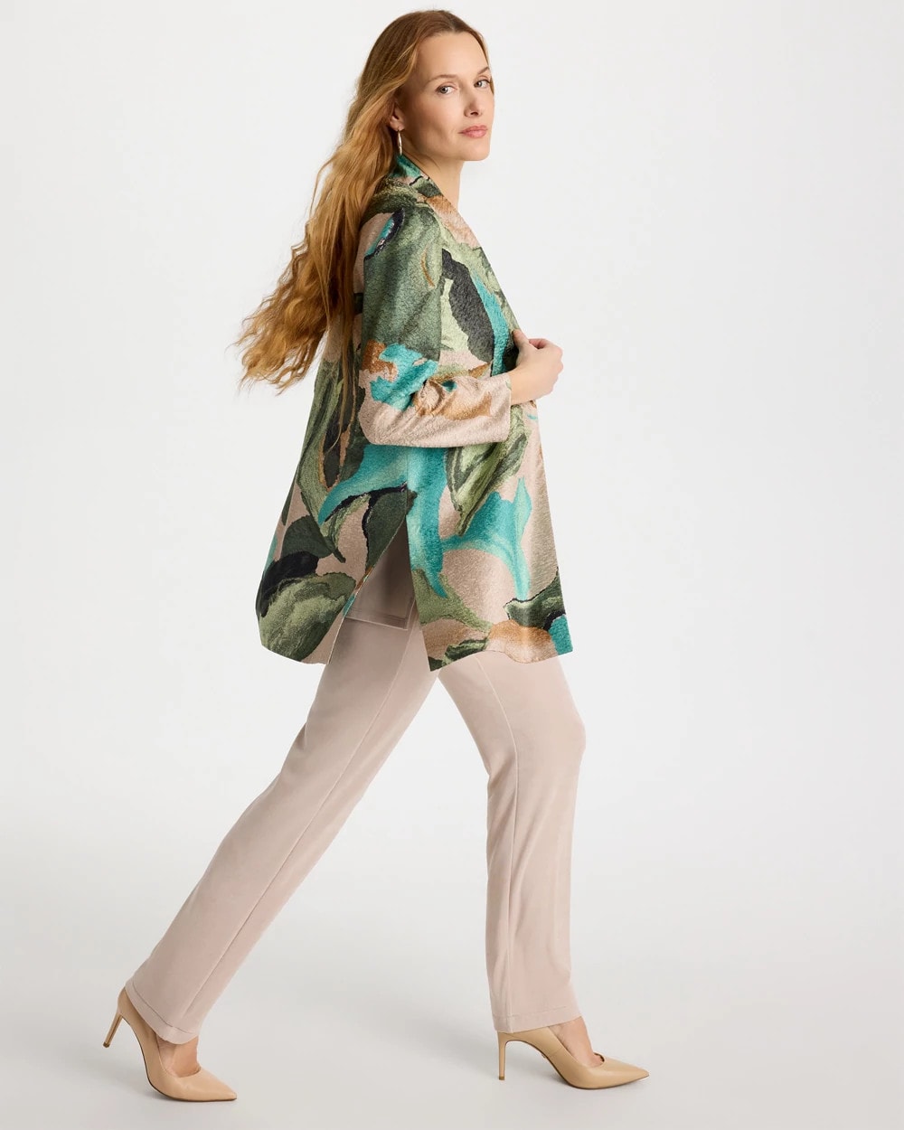 Chico's Sale - Travelers™ Soft Bloom Reversible Crushed Jacket