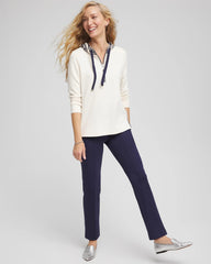 Chico's On Sale - Zenergy® Double-Knit Stripe Hood Tunic