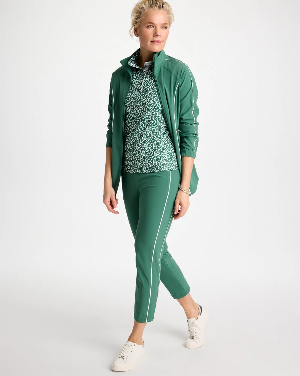 Chico's / Zenergy® UPF Paint Snap Mockneck