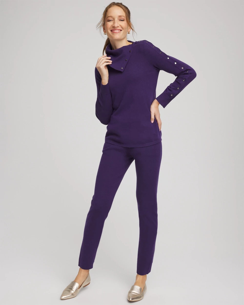 Chico's For Sale - Zenergy® Luxe Envelope Neck Sweater