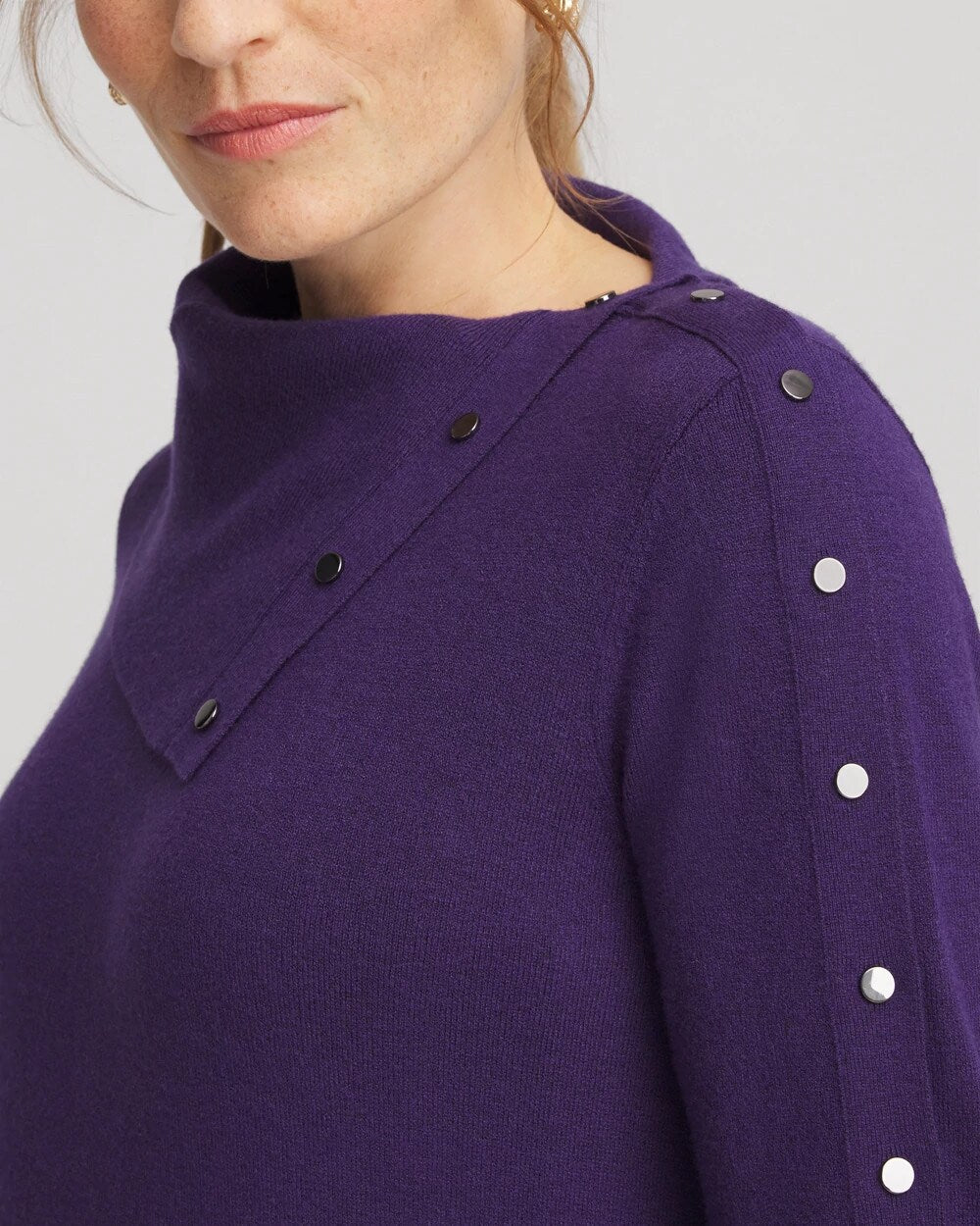 Chico's For Sale - Zenergy® Luxe Envelope Neck Sweater