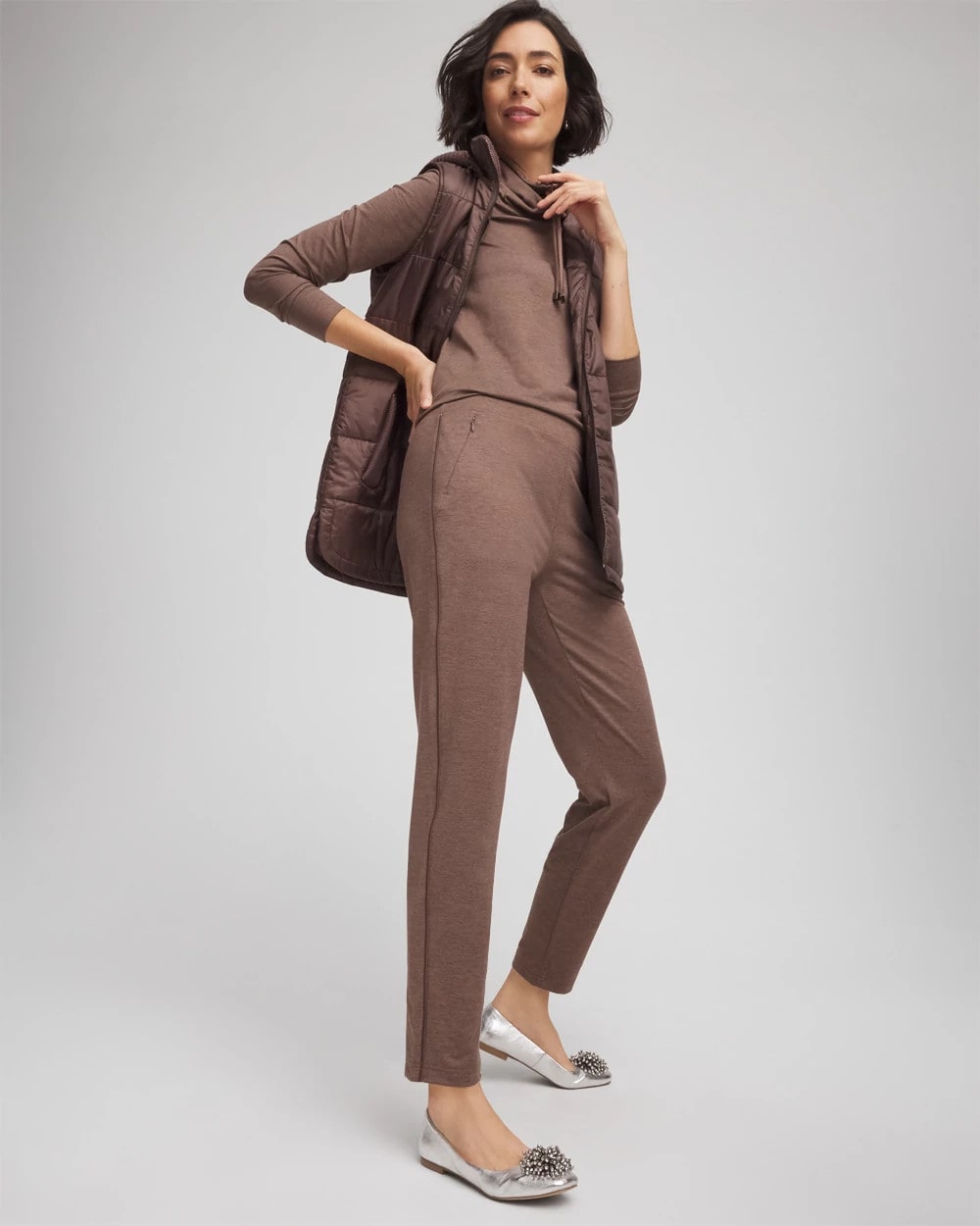 Chico's US - Zenergy® Cloud Satin Trim Pants