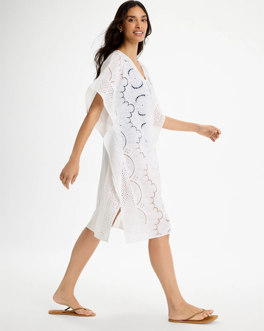 Chico's On Sale - Woven Long Swim Cover-Up