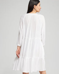 Chico's Outlet - Button Front Swim Coverup