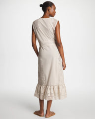 Chico's US - Woven Eyelet Swim Cover-Up Dress