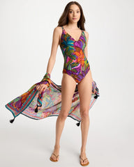 Chico's Sale - Magicsuit® Cactus Flower Dakota One-Piece Swimsuit