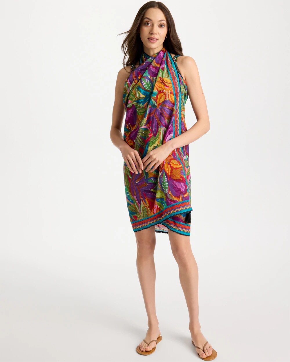 Chico's On Sale - Magicsuit® Cactus Flower Pareo