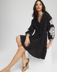 Chico's Online - Woven Embroidered Swim Cover-Up