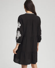 Chico's Online - Woven Embroidered Swim Cover-Up