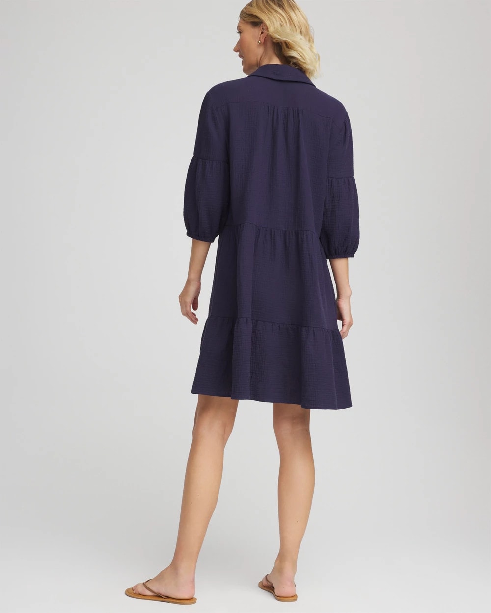 Chico's For Sale - Woven Tiered Swim Cover-Up Dress