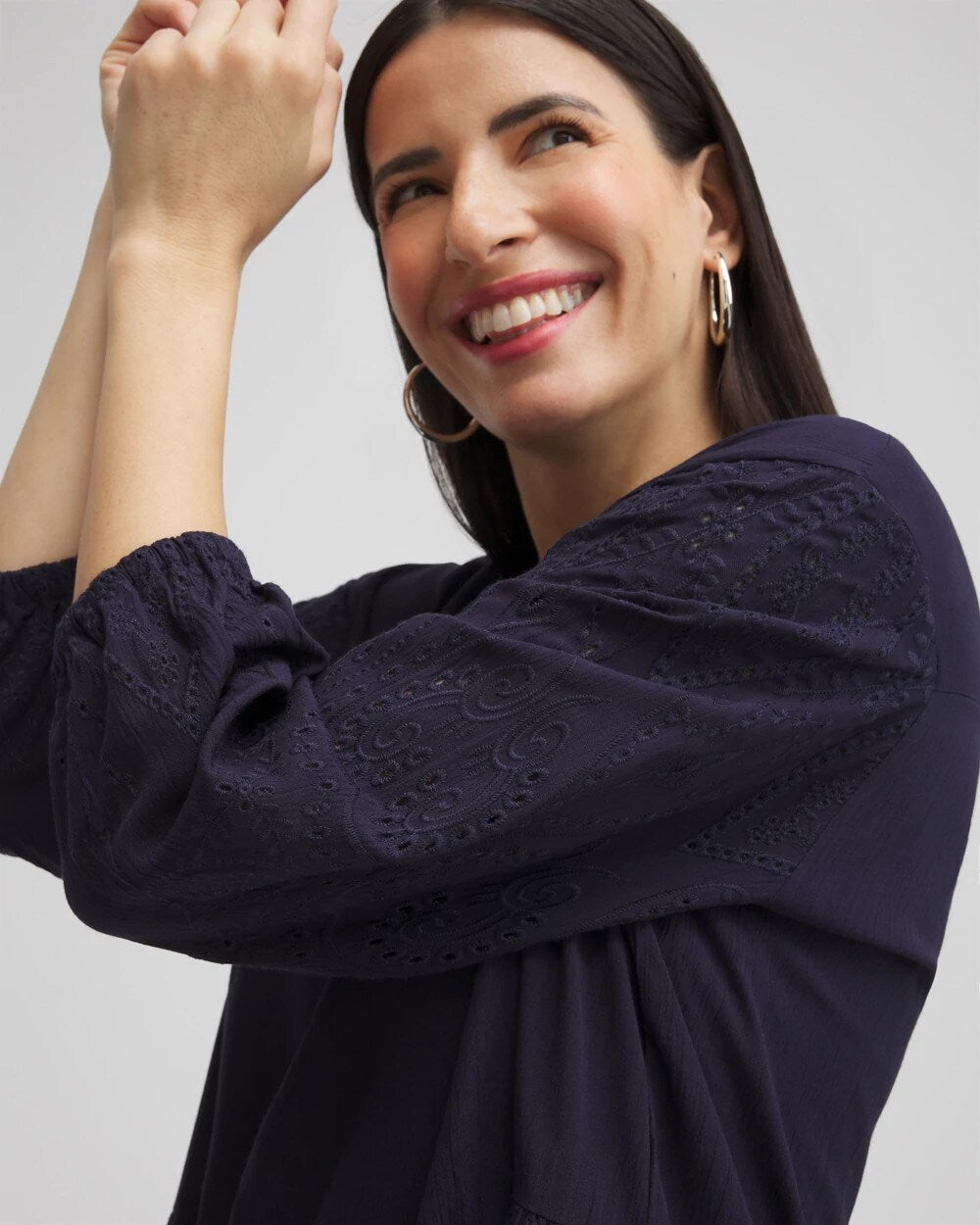 Chico's Online - Embroidered Eyelet Coverup