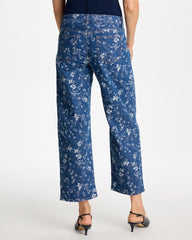 Chico's US - Girlfriend Wide Floral Crop Jean