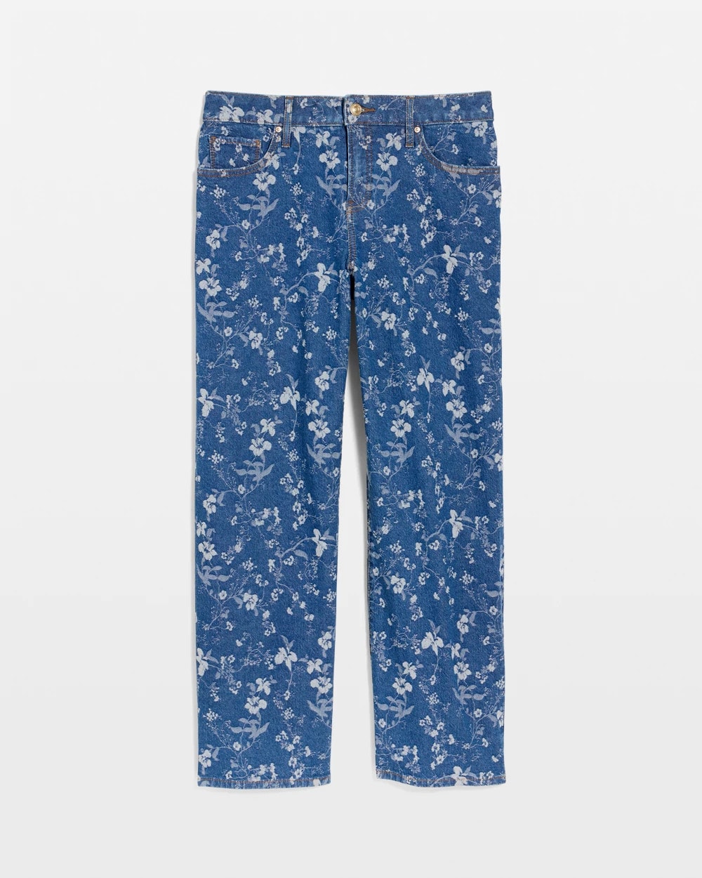 Chico's US - Girlfriend Wide Floral Crop Jean