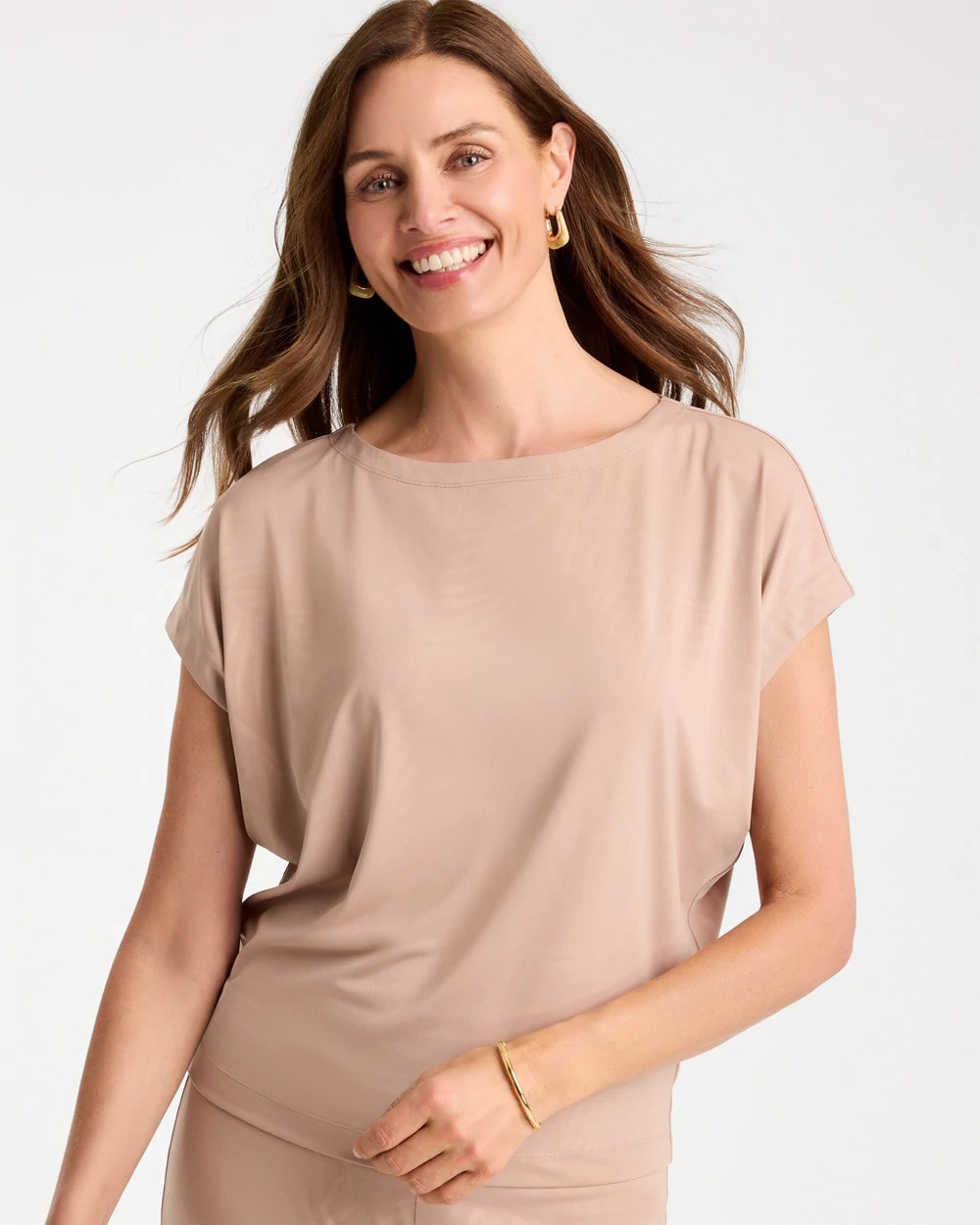 Chico's US - Travelers™ Palm Embossed Knit Top