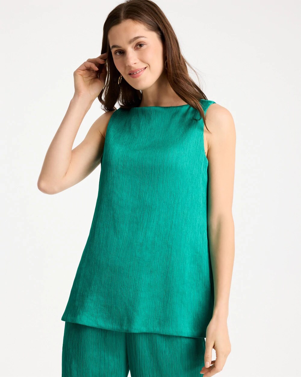 Chico's / Travelers™ Crinkle Textured Tank