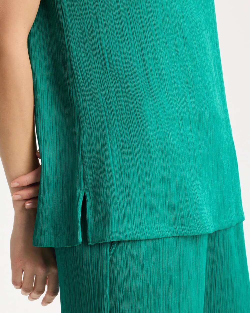 Chico's / Travelers™ Crinkle Textured Tank