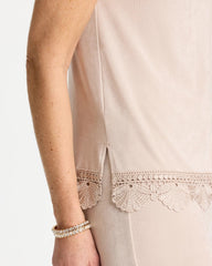 Chico's Discount - Travelers™ Scallop Lace Tank