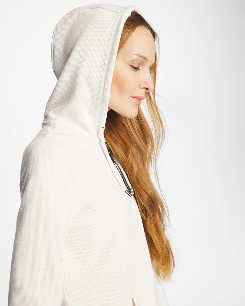 Chico's Outlet - Zenergy® Soft Waffle Hooded Top