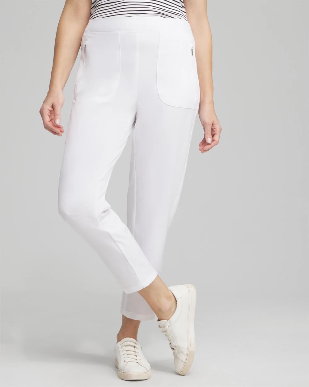 Chico's For Sale - Zenergy® UPF Ribbed Side Ankle Pants