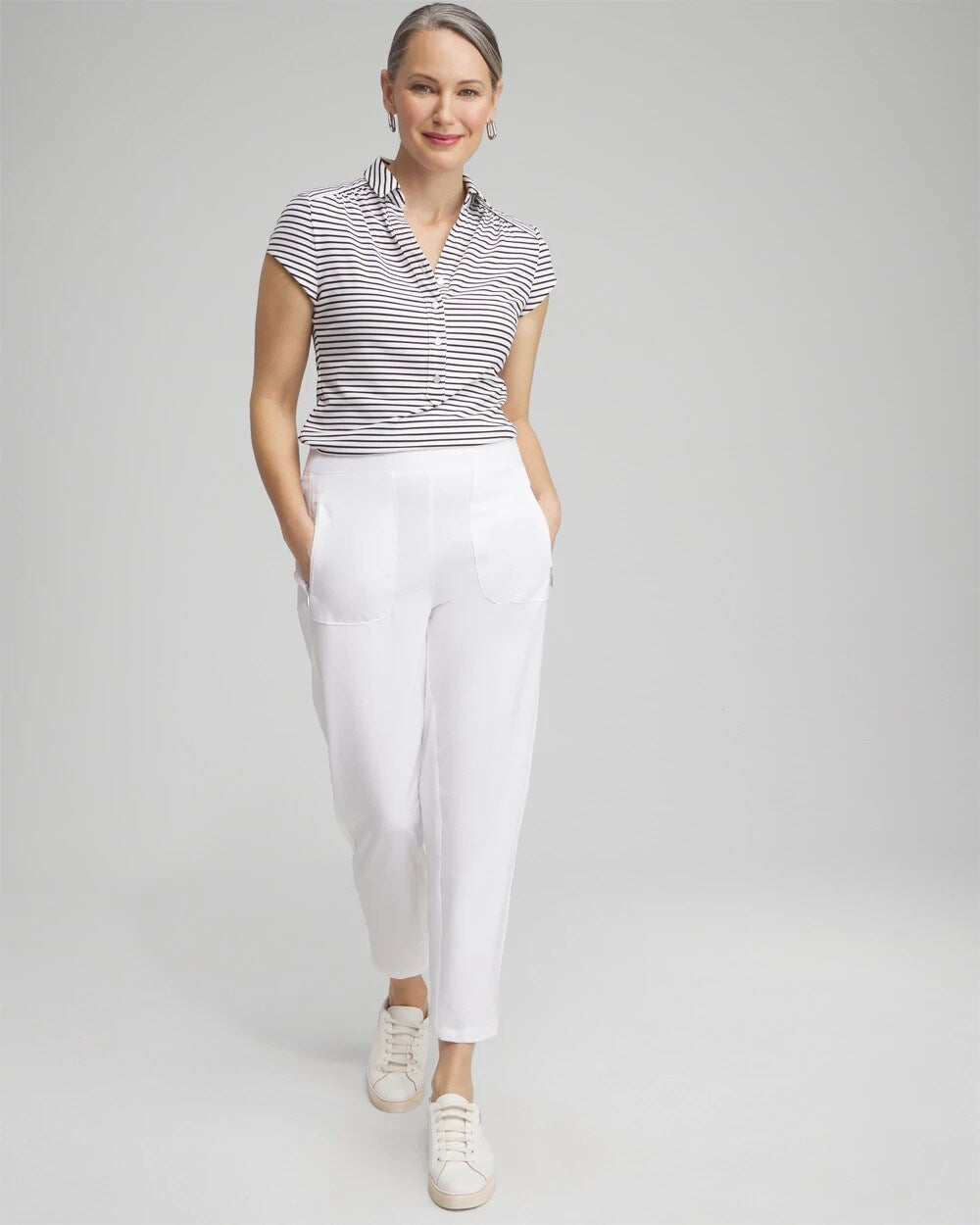 Chico's For Sale - Zenergy® UPF Ribbed Side Ankle Pants