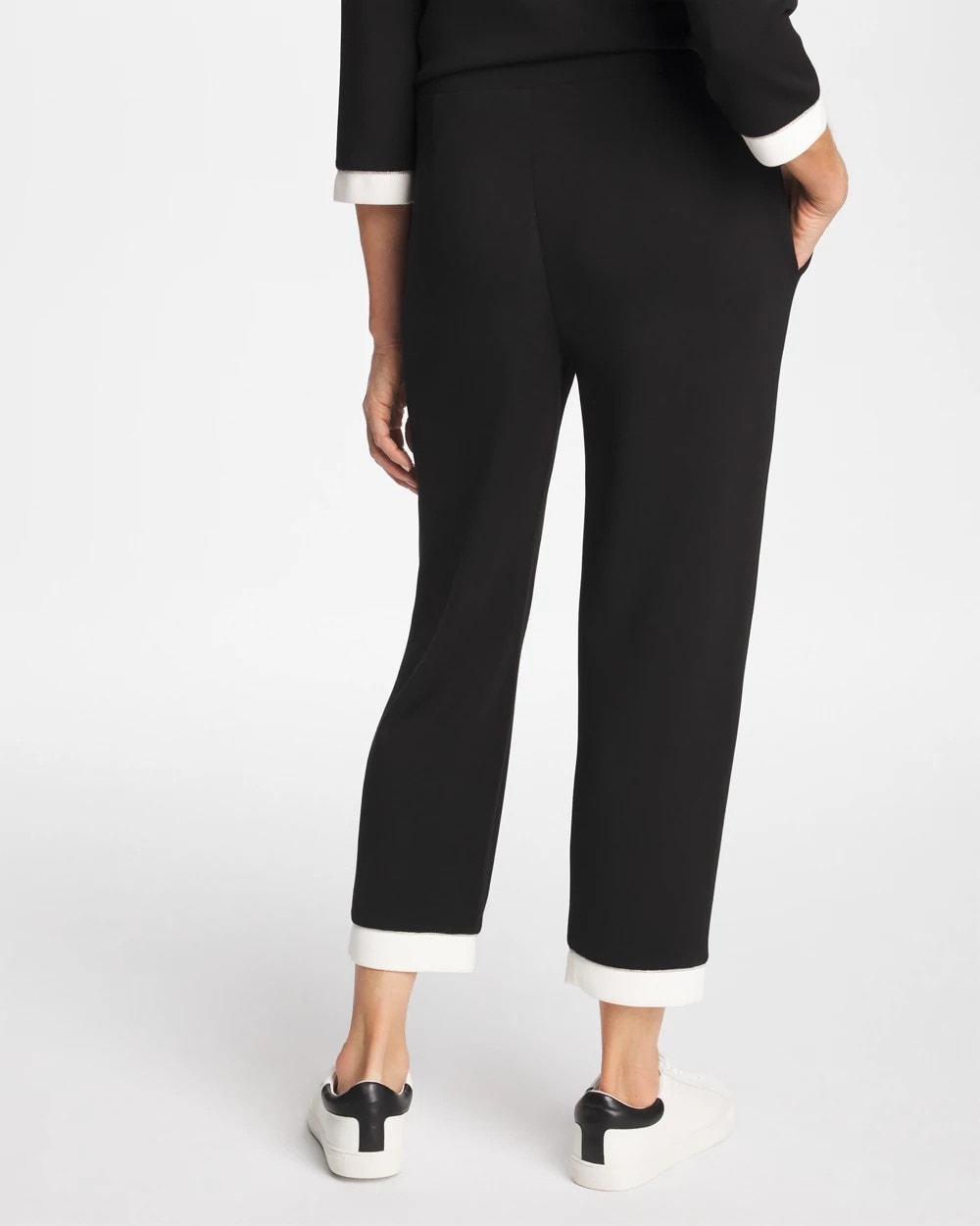 Chico's Outlet - Zenergy® Soft Caviar Bead Contrast Pants