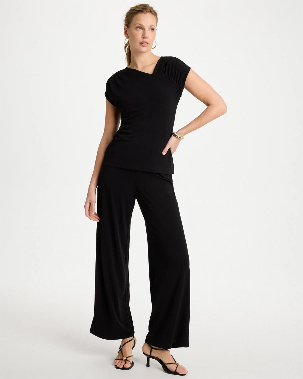 Chico's Outlet - Travelers™ Knit Asymmetrical Top