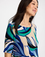 Chico's Discount - Travelers™ Marble Flora Swing Tunic