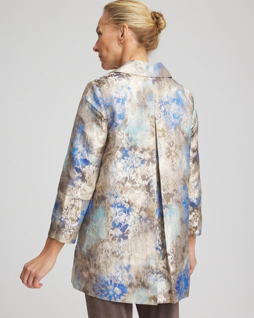 Chico's For Sale - Travelers™ Collection Watercolor Jacquard Jacket