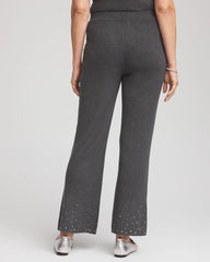 Chico's Outlet - Travelers™ Embellished Straight-Leg Pants