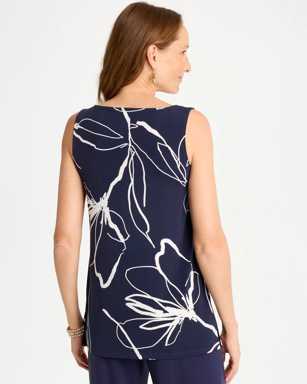 Chico's US - Travelers™ Knit Botanical Jeweled Tunic