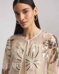 Chico's Sale - Travelers™ Collection Sequin-Mesh Jacket