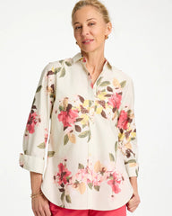 Chico's Outlet - No Iron™ Printed Stretch Shirt