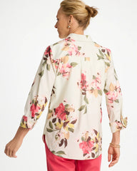 Chico's Outlet - No Iron™ Printed Stretch Shirt