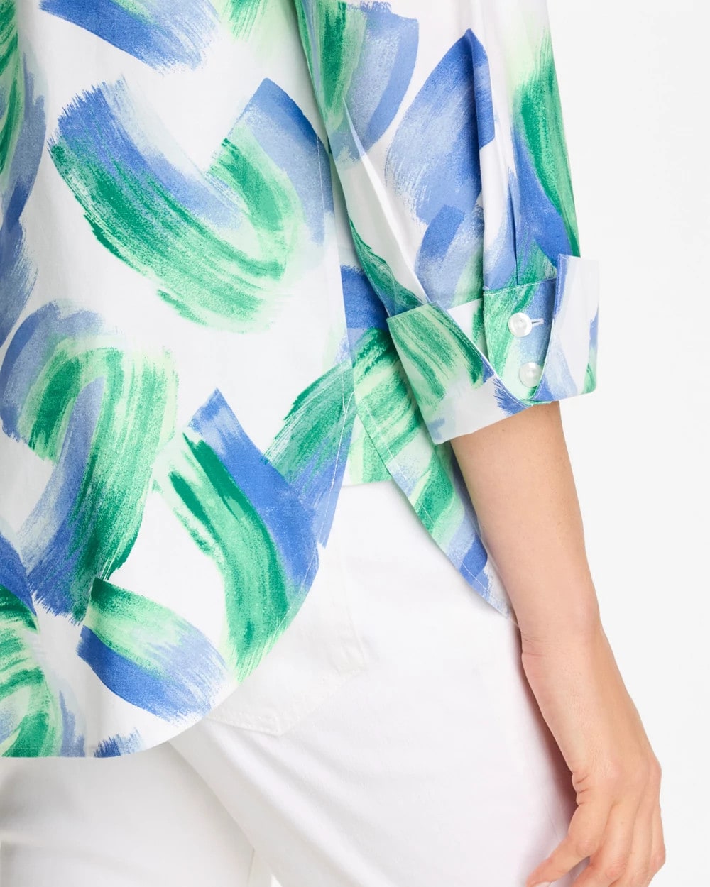 Chico's Online - No Iron™ Printed Stretch Shirt