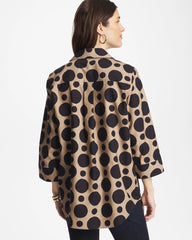 Chico's Discount - No Iron™ Stretch Global Dots Popover Tunic