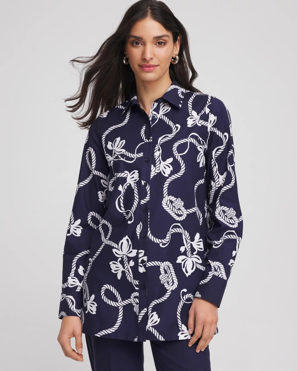 Chico's Sale - No Iron™ Rope Print Tunic