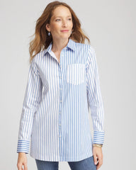 Chico's On Sale - No Iron™ Stripe Mix Tunic