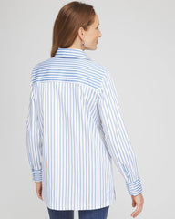 Chico's On Sale - No Iron™ Stripe Mix Tunic