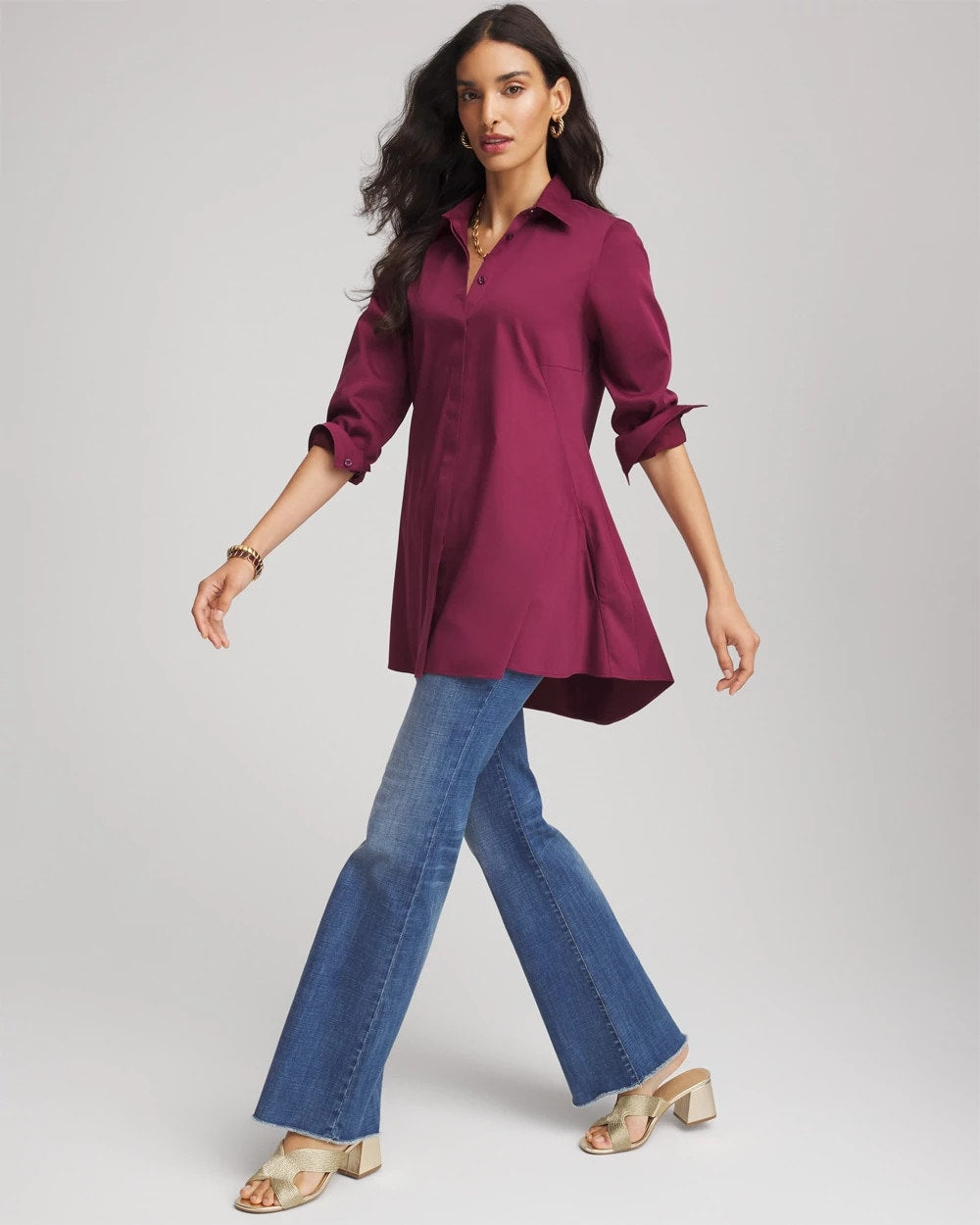 Chico's Online - No Iron™ Pocketed Tunic