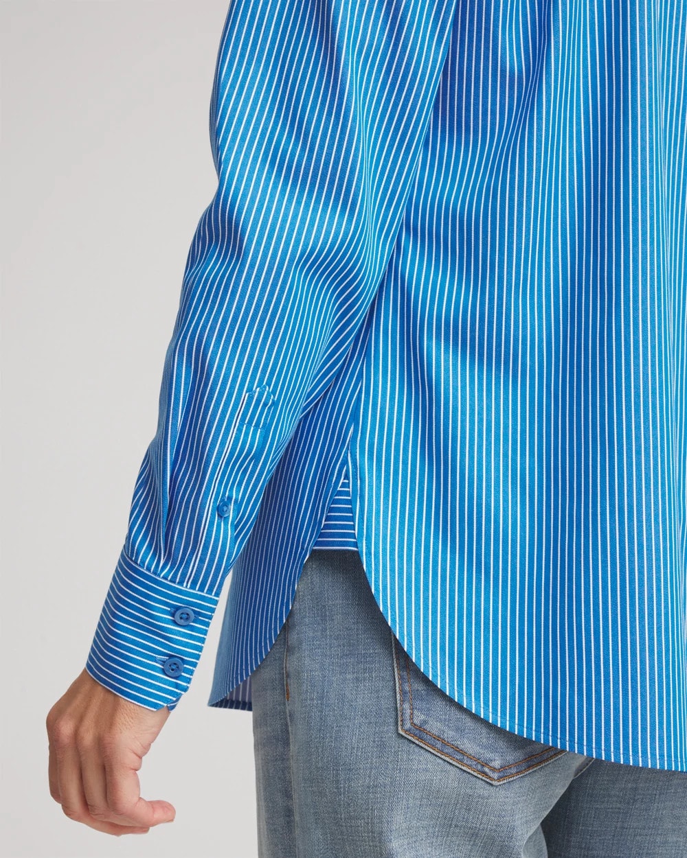 Chico's Discount - No Iron™ Classic Striped Shirt
