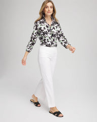 Chico's On Sale - No Iron™ Abstract Floral Shirt