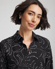 Chico's Outlet - No Iron™ Findot Print Sateen Shirt