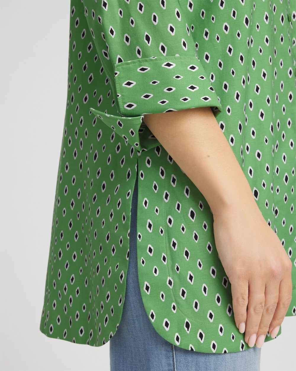 Chico's Discount - No Iron™ Geo-Print Tunic