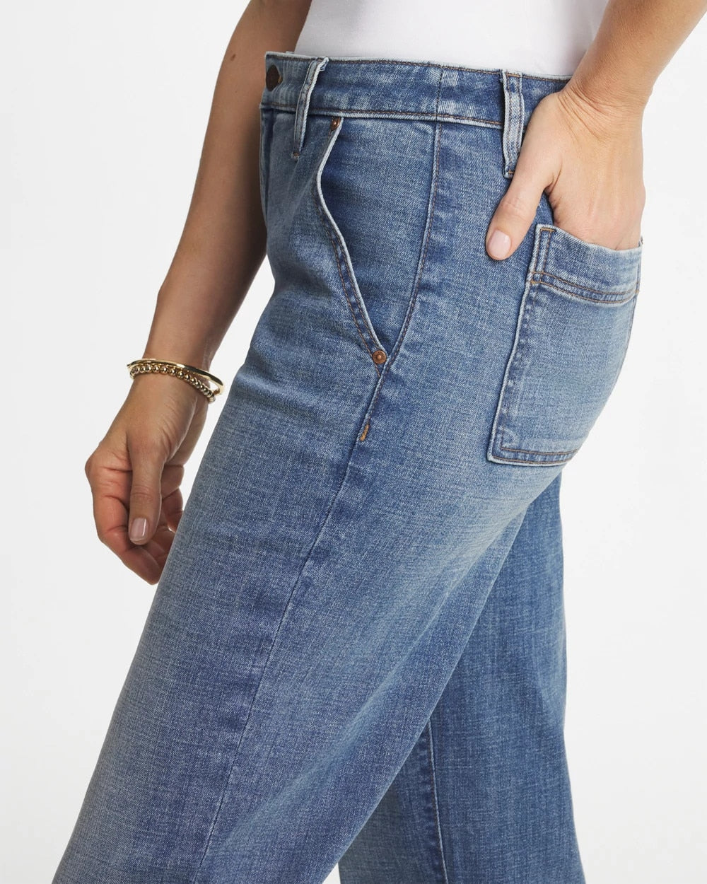 Chico's Outlet - Girlfriend Straight Ankle Jeans